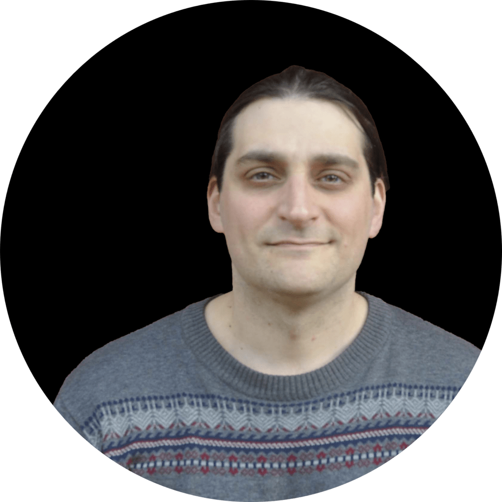 Tuukka portrait on black background